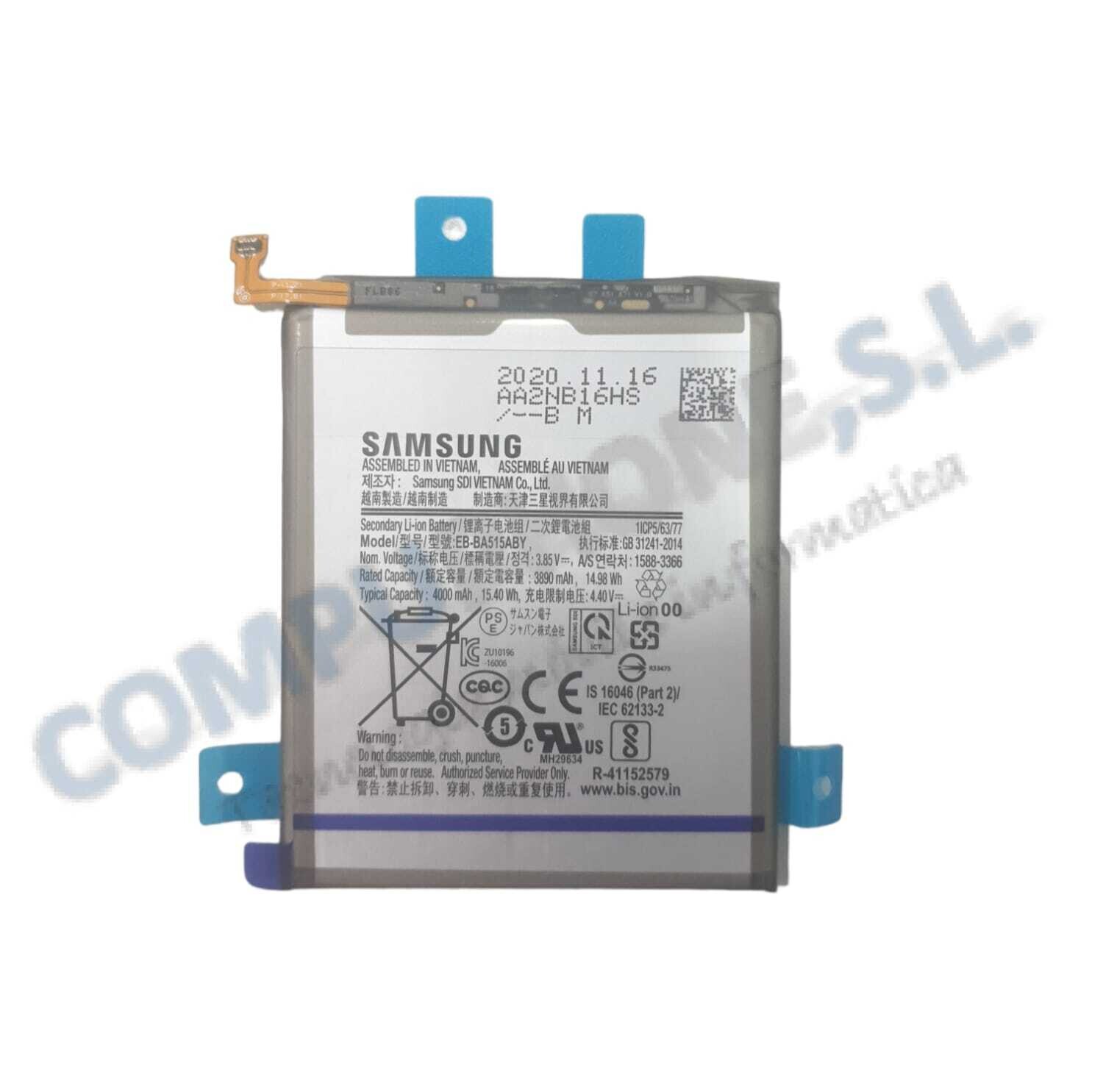 Bateria Samsung Galaxy A51 SM-A515F GH82-21668A