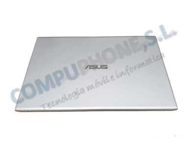 Cover Top LCD (Tapa Superior) Silver + Marco Frontal Black para Asus vivobook X512F // X512UF 90NB0KA3-R7A010 , 90NB0KA3-R7B011