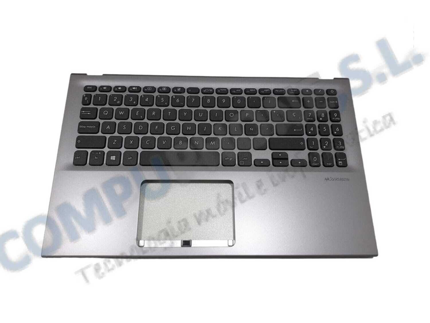 Cover upper (Cubierta superior ) Gray + Teclado Español Asus VivoBook X512UB Series 90NB0K93-R31SP0