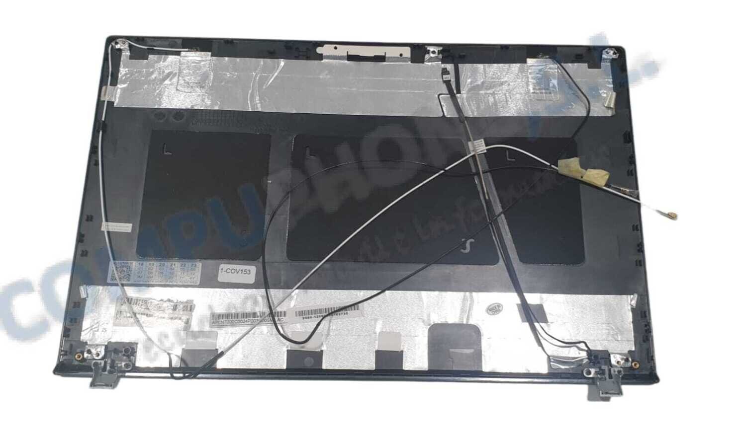 Cover Top LCD ( Tapa Superior ) negro Acer Aspire E1-531 E1-531G V3-531G V3-531 V3-551 V3-551G V3-571 V3-571G 60.M03N2.007 ,  AP0N7000C0024 , 2590-12080000102730 , 71JC15BO001