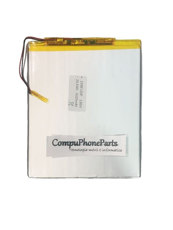 Bateria Universal para tablet 3.85V    6320mAH 3396120P