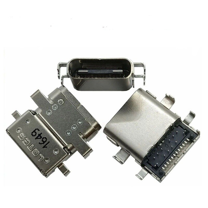DC Power Jack​ USB Tipo C para HP Pavilion X2 10-N/Elite X2 1012 G2/ Spectre X360 13-W 13T-W 13-AC 13T-AC 13-AK 13-Ae/Chrombook X360 14B-CA 14-DA