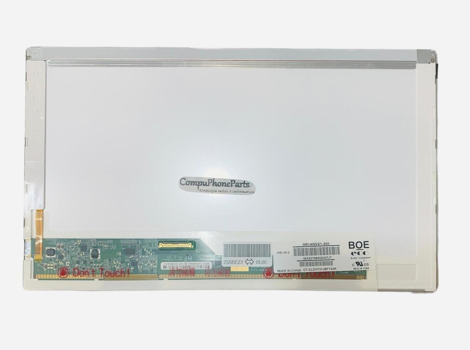Pantalla 14.0" Slim  40 Pines Mate HD ( 1366 * 768 ) HB140WX1-200