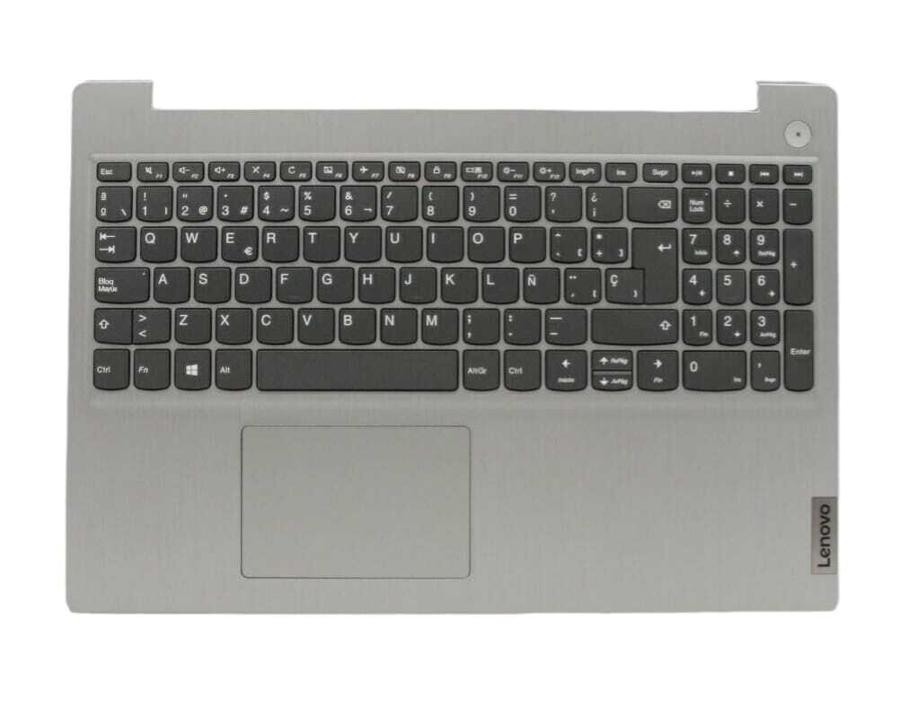 Cover upper (Cubierta superior ) Grey + teclado Español + TouchPad Lenovo IdeaPad 3-15IIL05 Series 5CB0X57479 ,