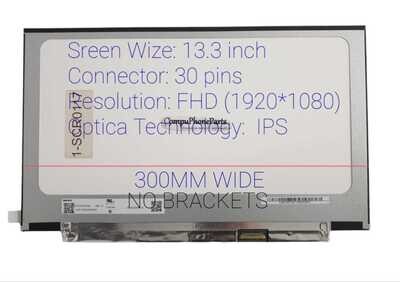 Pantalla 13.3" Slim 30 Pines Mate ( No brackets ) FHD ( 1920 * 1080 IPS ) N133HCE-EAA Rev. C1
