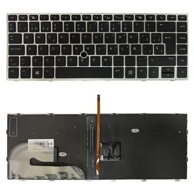 Teclado Español + PointStick HP EliteBook 840 G5 G6 Series L14377-071 , L17484-071 , L11307-071