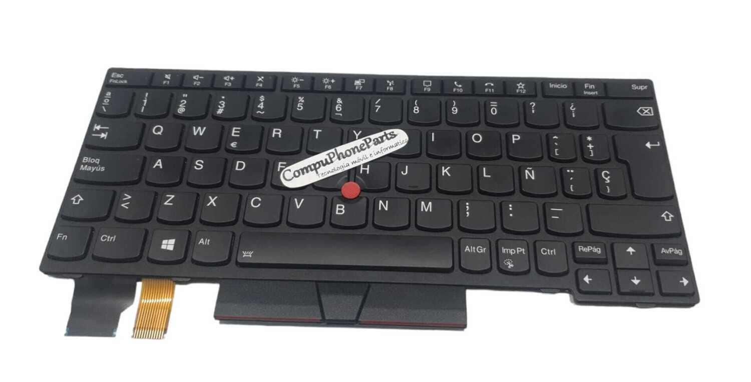Teclado español negro ( con backlight ) Lenovo ThinkPad L13 Yoga Gen 2 20VL 20VK Series 5N20V43046 , SN20V42974 , CMSL-84E0
