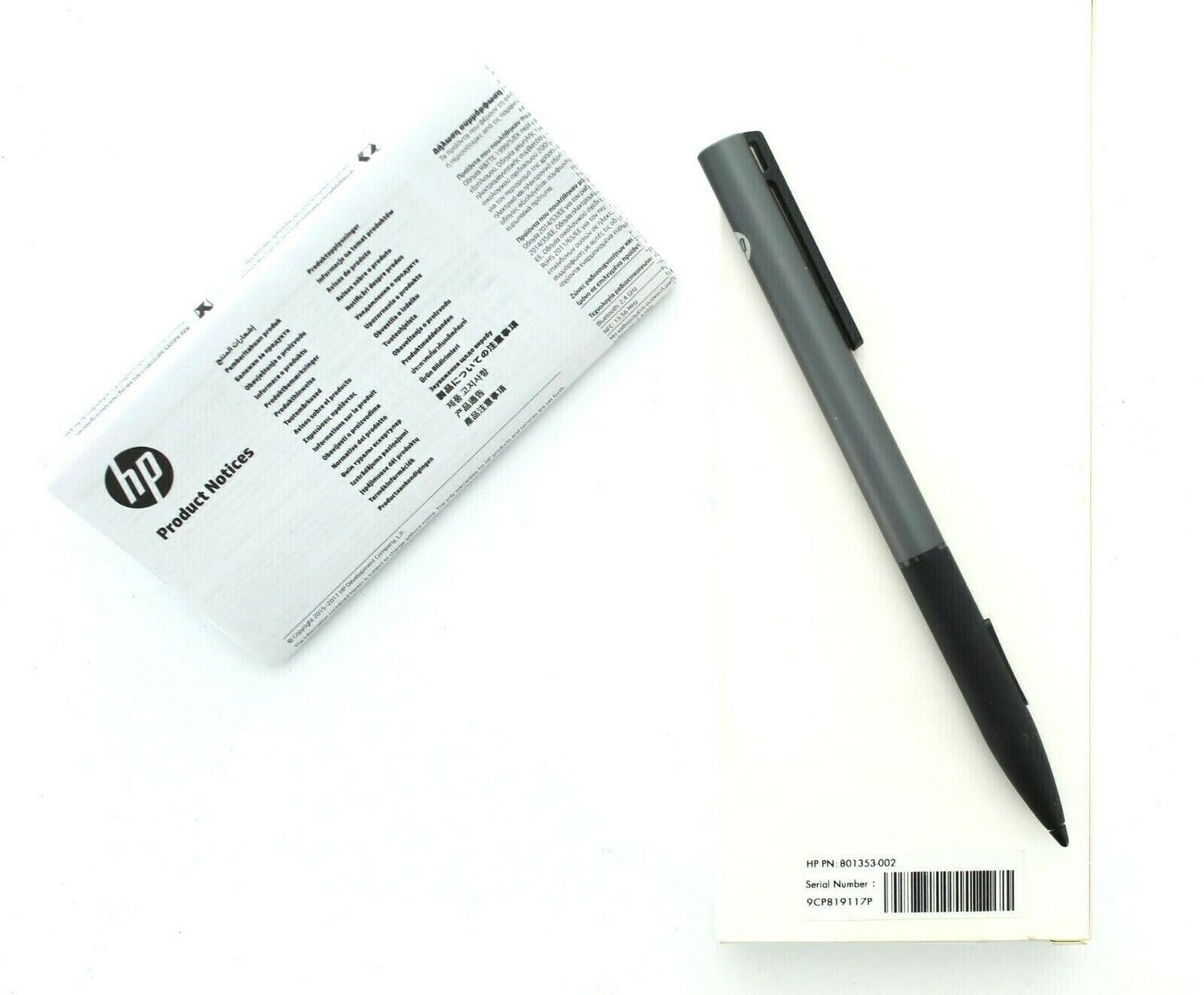Lápiz óptico (Stylus Pen) Black HP EliteBook serie 2700 (797838-002 , 798051-002 , 801353-002