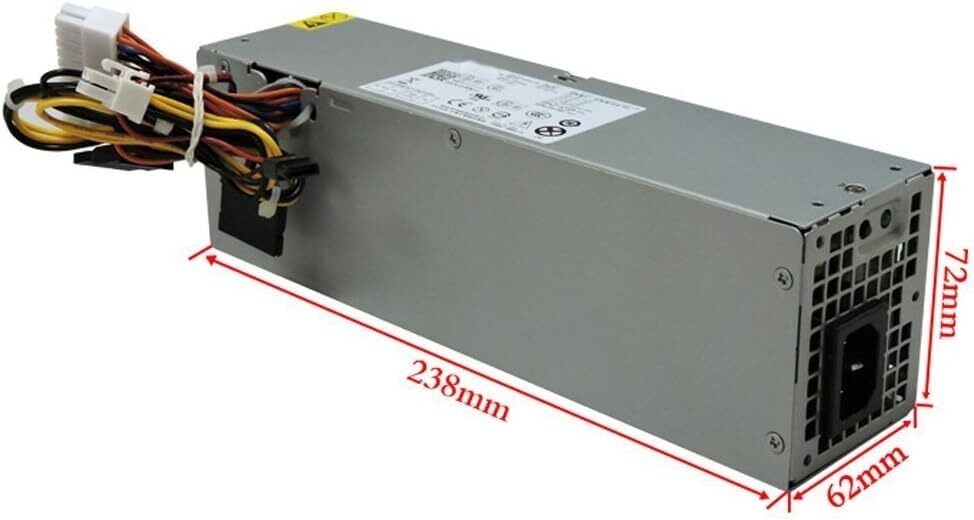Fuente de alimentacion Dell Optiplex 390 / 790 / 990 / 3010 / 7010 / 9010SFF  240W HS240AS-00 , 03WN11 , 02TXYM , 0709MT , D240A002L , 0RV1C4 , 0J50TWL