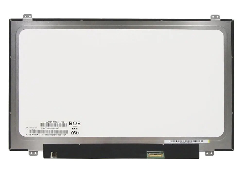 Pantalla 14.0" Slim 30 Pines Mate 320mm  FHD ( 1920 * 1080 IPS  ) NV140FHM-N46 V8.2