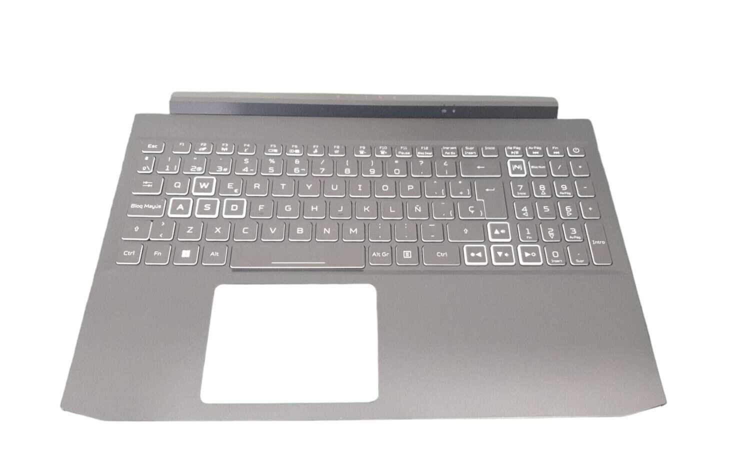 Cover upper (Cubierta superior ) Black + Teclado Español Acer Nitro AN515-45  AN515-57 6B.QBCN2.023