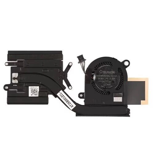 Ventilador CPU + Disipador Dell  Latitude 7390 ( 2 en 1 )  CPL-34T0C , 34T0C  ,  Cpl-34t0c