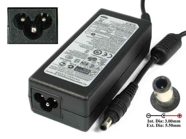 Cargador Original Samsung   19V  3.16A  60W  5.5mm x 3.0mm BA44-00242A , AD-6019R , PA-1600-66 ( Recuperado 98% New )