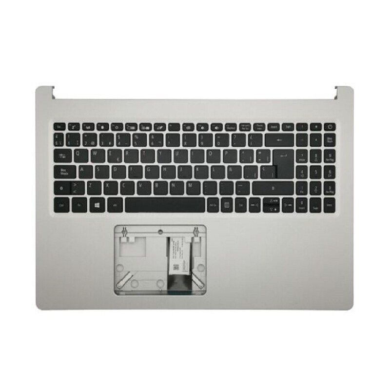 Cover upper ( Cubierta superior ) Silver + Teclado Español Acer Aspire A515 series 6B.HDEN7.048