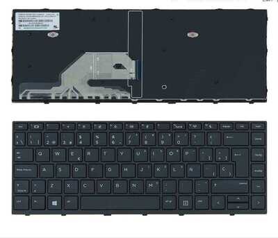 Teclado español negro con marco HP ProBook 430 440 445 G5 Series L00736-071 , L09546-071 , L09547-071 , L09548-071