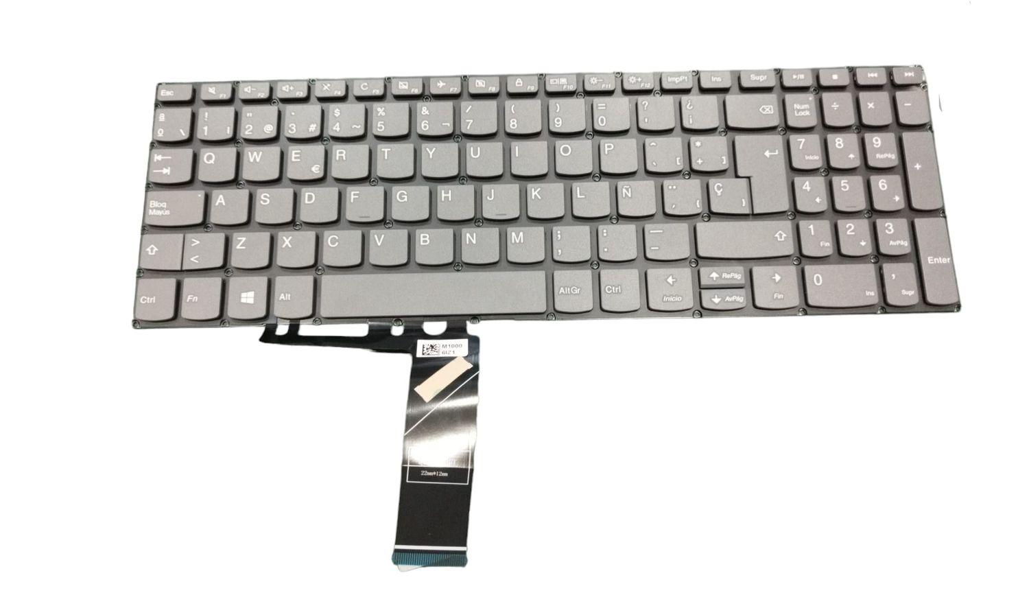 Teclado Español Grey ( No Backlight ) Lenovo IdeaPad 330S-15IKB  5CB0R07409 , SBB0R09291 , PC5C-SPA