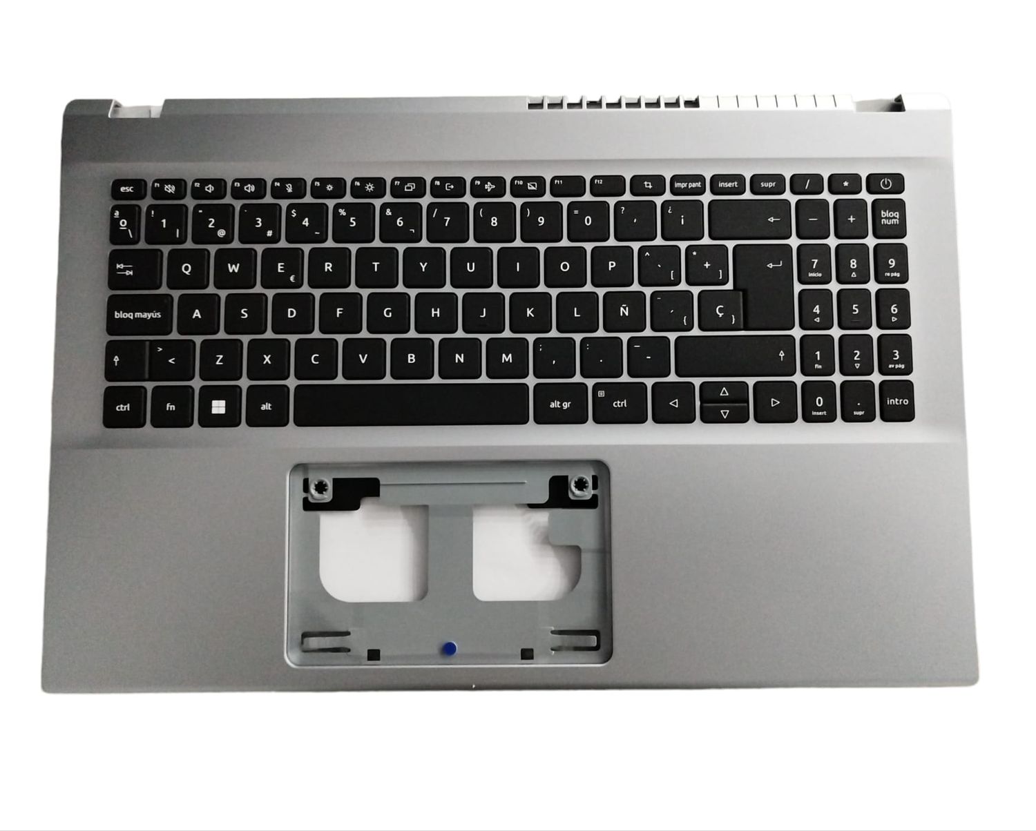Cover upper (Cubierta superior ) Silver + Teclado Español Acer Aspire 3 A315-6B.K6WN2.023 , 6B.K6SN2.023