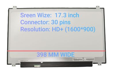 Pantalla 17.3" Slim 30 Pines Matte HD+ ( 1600 * 900 ) B173RTN02.2