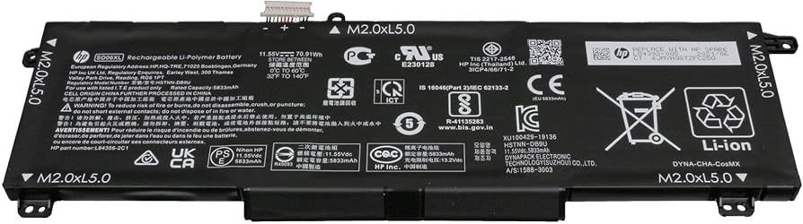 Bateria Original Original HP Omen 15-EK 15-EN Series 11.55V 5833mAh 70.91Wh SD06XL , L84392-005