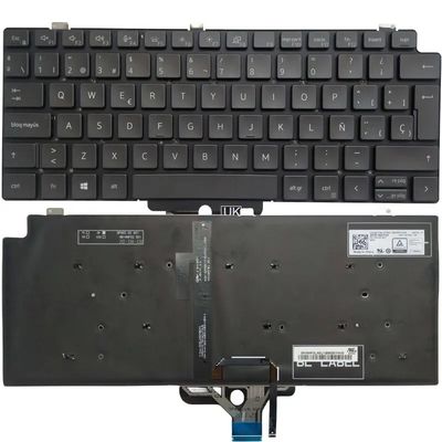 Teclado Español Black ( Retroiluminado ) Dell Latitude 7310 E7310 2 en 1 06HT49 , 6HT49