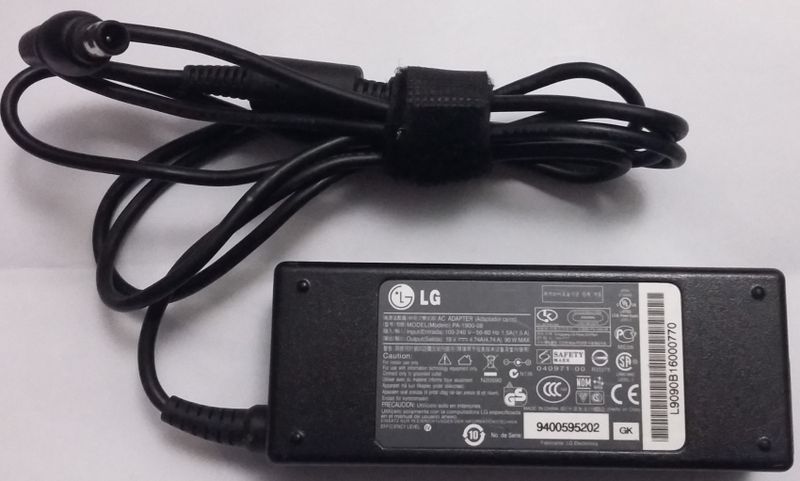 Cargador Original LG R510 9V 4.74A 90W 6.5mm X 4.4mm PA-1900-08 , EAY49975901