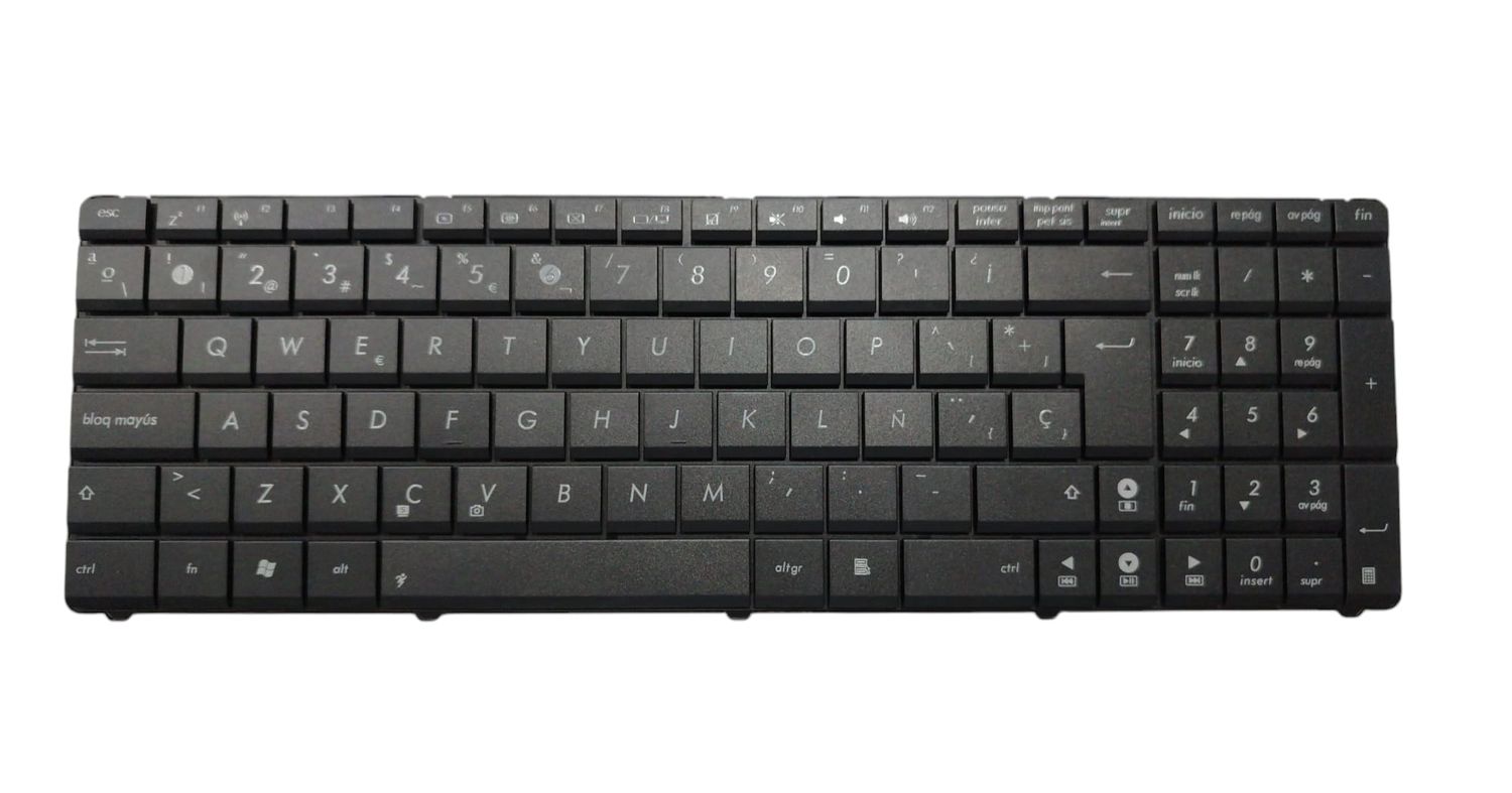 Teclado español gris  Asus X54, X53 Series A52 A53 ​MB348-004 , 04GNZX1KSP00-1 , MP-10A76E069206