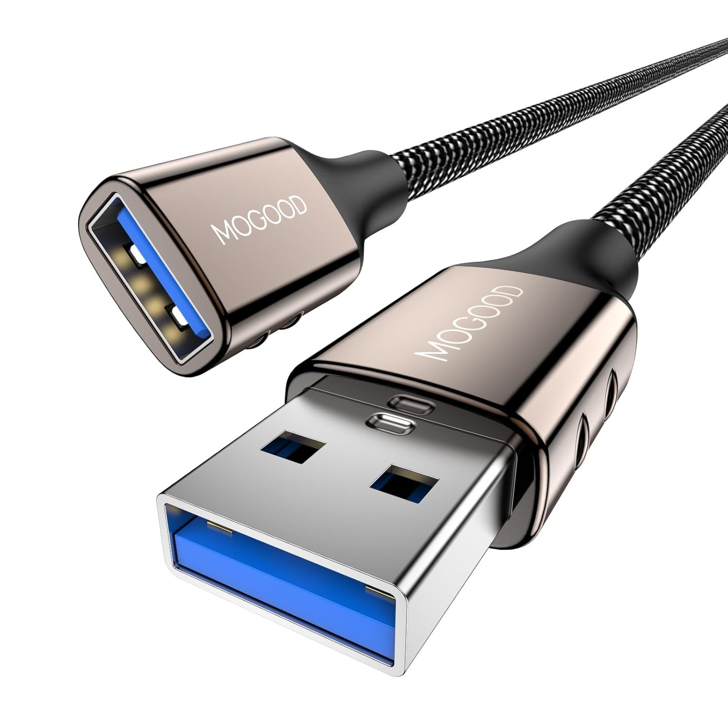 Cable Alargador USB 3.0 1M, Cable Extension USB Tipo A Macho A Hembra Alta Velocidad 5Gbps para Luces, PC, portátil, Tablet, Macbook