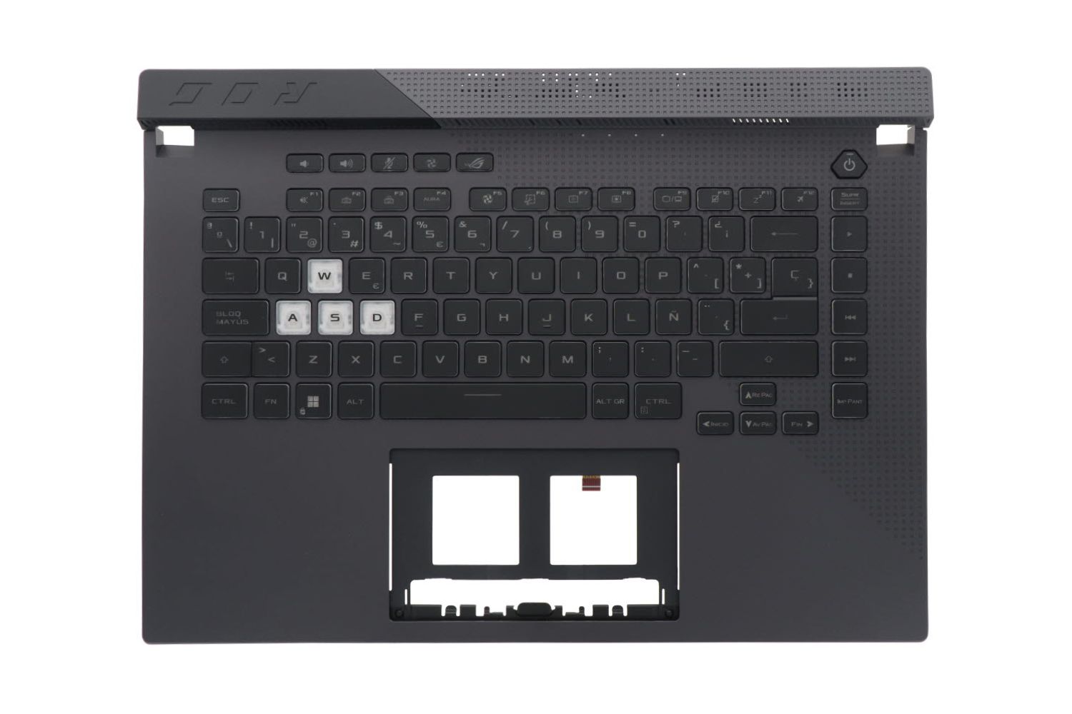 CoverUupper ( Cubierta Superior ) + Teclado Español ( Retroiluminado RGB 4 ZONAS )  Asus G513QM-1F 90NR0572-R33SP0