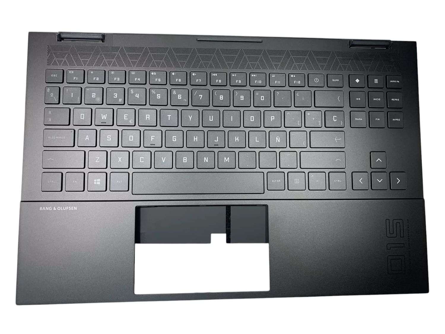 Cover Upper ( Cubierta Superior ) Black + Teclado Español Retroiluminado HP Omen 15-EN 15-EK Series M46183-071 , M00666-071