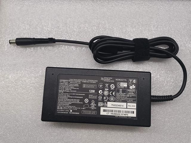 Cargador HP 18.5V 6.5A 120W , 7.4mm * 5.0mm HSTNN-LA25 , 609941-001 , 608426-001 , 391174-001