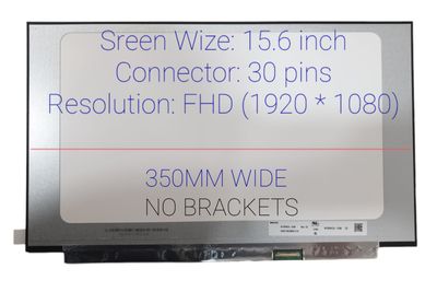 Pantalla 15.6" Slim 30 Pines Matte  ( No brackets ) FHD ( 1920 * 1080 ) NE156FHM-N4K