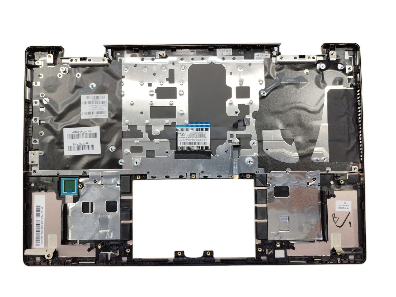 Cover Upper ( Cubierta Superior ) Silver + Teclado Español ( Retroiluminado ) + Fingerprint  HP Pavilion X360 14-EK Series N09438-071