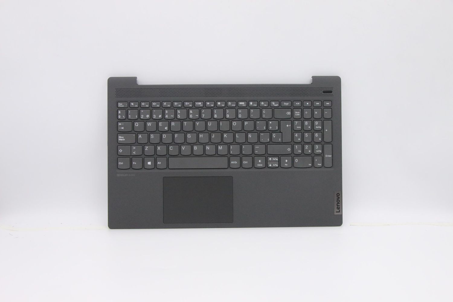 Cover Upper ( Cubierta Superior ) Platinum Grey + Teclado Español + TouchPad Lenovo IdeaPad 5-15IIL05 81YK Series 5CB0X56379