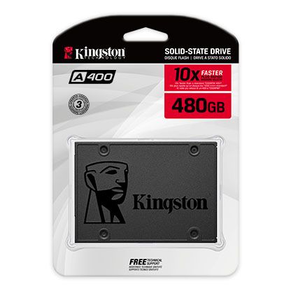 Disco Interno Kinston SSD 480GB 2.5'' A400 SA400S37/480G0