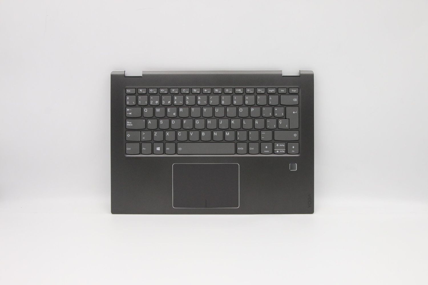 Cover Upper (Cubierta Superior ) Dark Gray + Tteclado Español + TouchPad Lenovo IdeaPad Yoga 520-14IKB Series  5CB0N67593 , 35052638 , 5CB0N67419V2