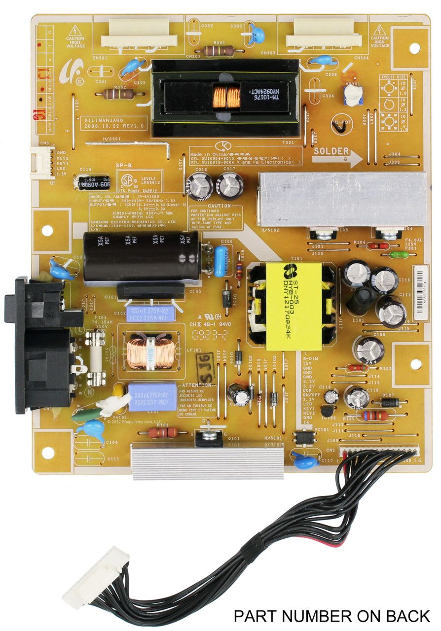 Placa Fuente Alimentacion Samsung BN44-00226C , IP-54155B