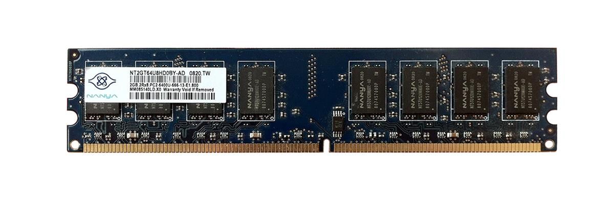 Memoria RAM Samsung DDR2  2GB 2Rx8 PC2-6400U-666 NT2GT64U8HD0BY-AD