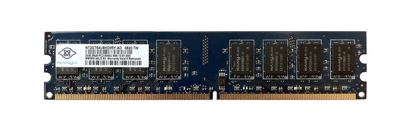 Memoria RAM Samsung DDR2  2GB 2Rx8 PC2-6400U-666 NT2GT64U8HD0BY-AD
