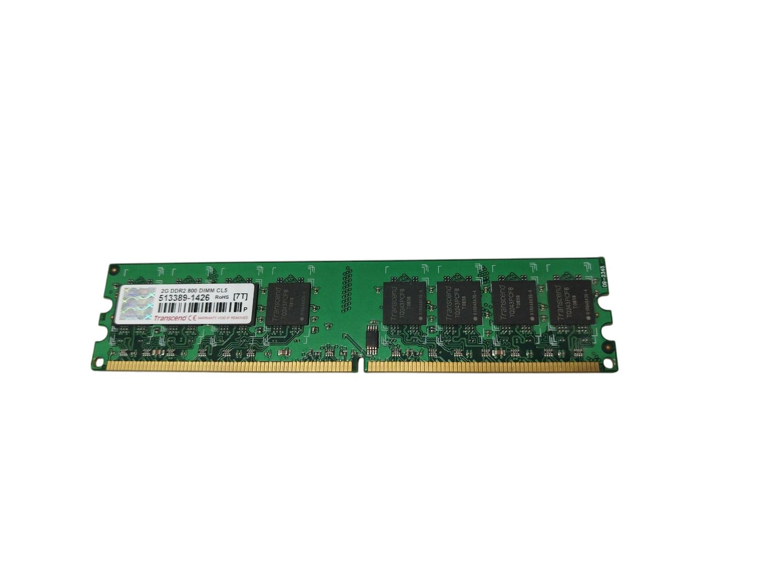 Memoria RAM Transcend DDR2  2GB 2Rx8 800 DIMM CL5  513389-1426