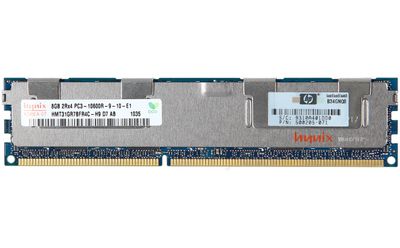 Memoria RAM SK Hynix  DDR3 8Gb 2Rx4  PC3-10600R HMT31GRBFR4C-H9 , 8SHSY0 , 500205-071 , 501536-001