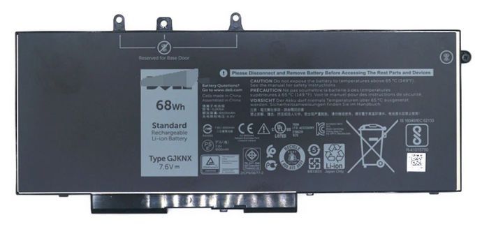 Bateria Original Dell Latitude E5480 E5580 Series 7.6V 8500mAh 68Wh GD1JP DV9NT , GJKNX , 451-BBZG