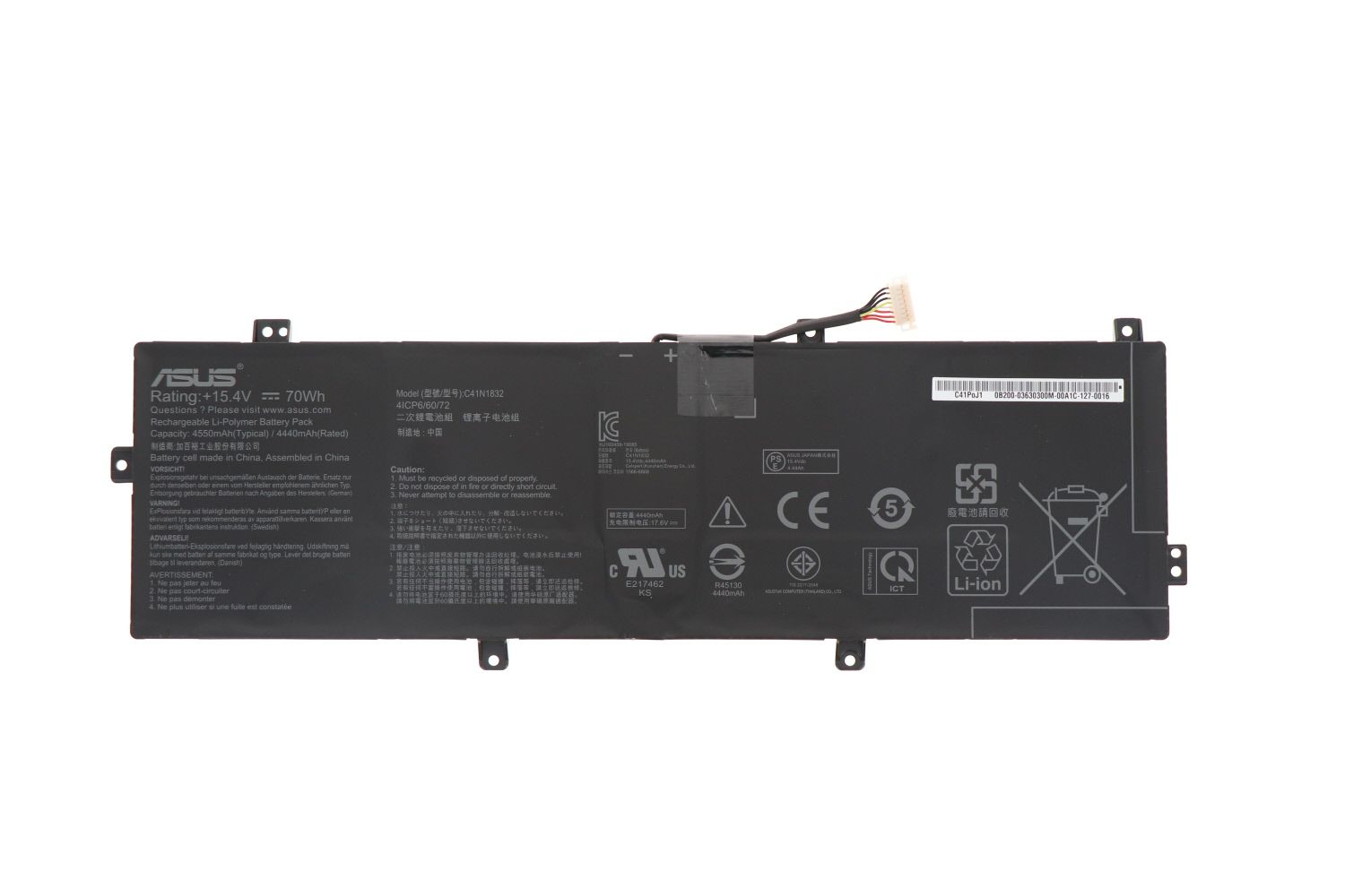 Bateria Original Asus Pro P3540FB / P3548FB / P574FB / PE574FB serie 15.4V 4550mAh 70Wh 0B200-03330100 , C41N1832 , C41P0J1