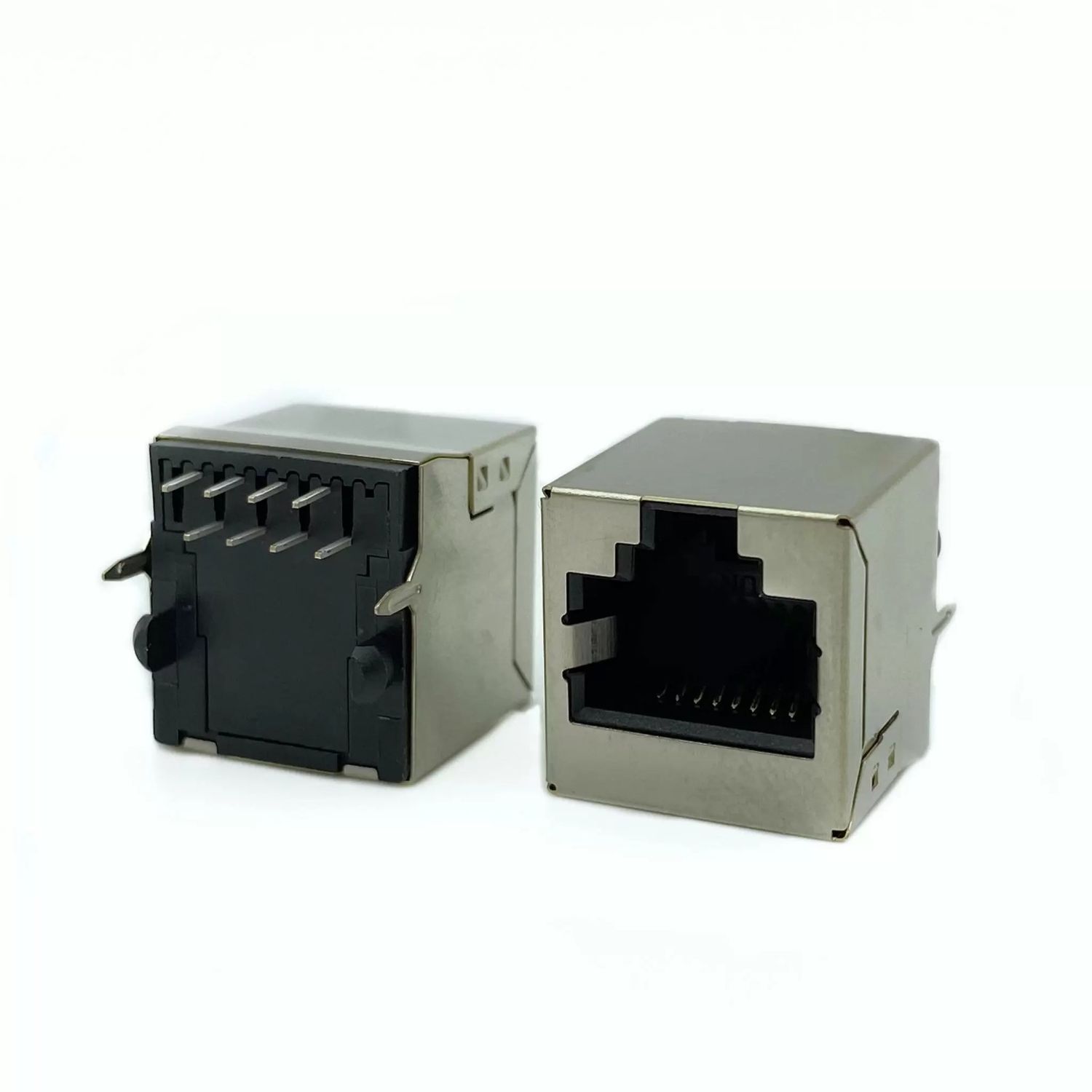 Conector RJ45 de ajuste a presión de entrada superior con blindaje