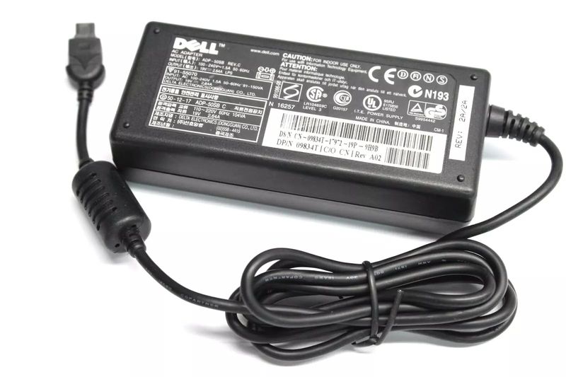 Cargador Original Dell 19V 2.64A ADP-50SB REV.C ,  09834T