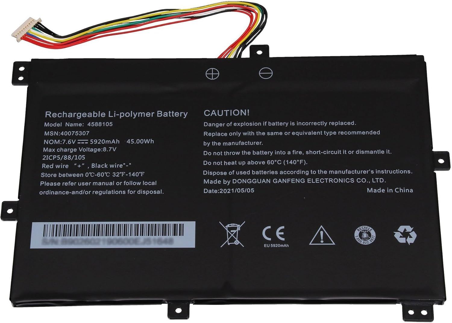 Bateria Original Medion Akoya S4401 ( YM14KR ) 7.6V  5920 mAh 45W