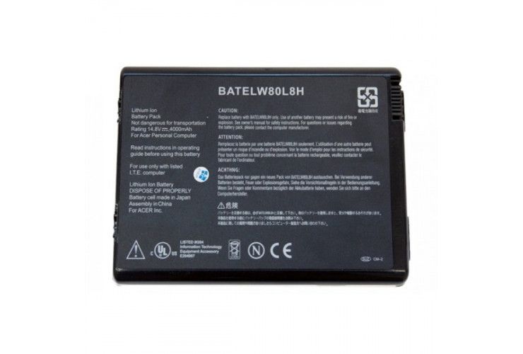 Bateria Original Acer TravelMate 2200  2700 Acer Aspire 1670 4400mAh ,  BT.00803.001 , BATELW80L8H