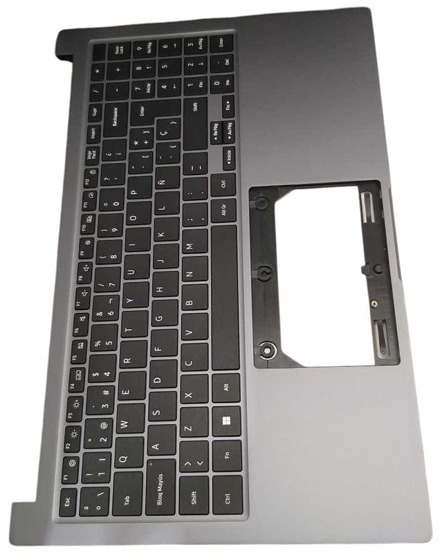 Cover upper (Cubierta superior) Gray + Teclado Español Samsung Galaxy Book4 NP750XGJ BA83-06050E
