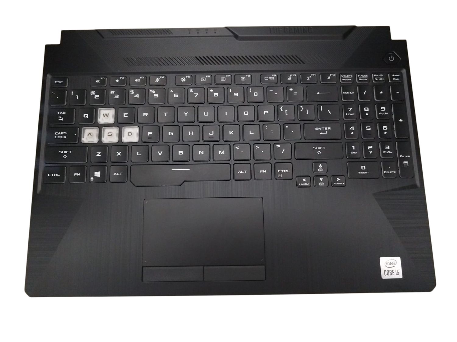 Cover Upper ( Cubierta Superior ) + Teclado US ( Retroiluminado ) + TouchPad  Asus TUF Gaming  F15  FX506 FA506 FA566 FX566 TUF566 A506  3BBKXTAJN00