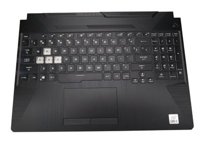 Cover Upper ( Cubierta Superior ) + Teclado US ( Retroiluminado ) + TouchPad  Asus TUF Gaming  F15  FX506 FA506 FA566 FX566 TUF566 A506  3BBKXTAJN00