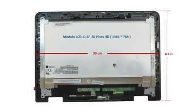 Modulo LCD 11.6"  30 Pines  HD ( 1366 * 768 ) Lenovo ThinkPad Yoga 11e 20E5 20E7 HN116WX1-102 , 00HT838  , 00HT839